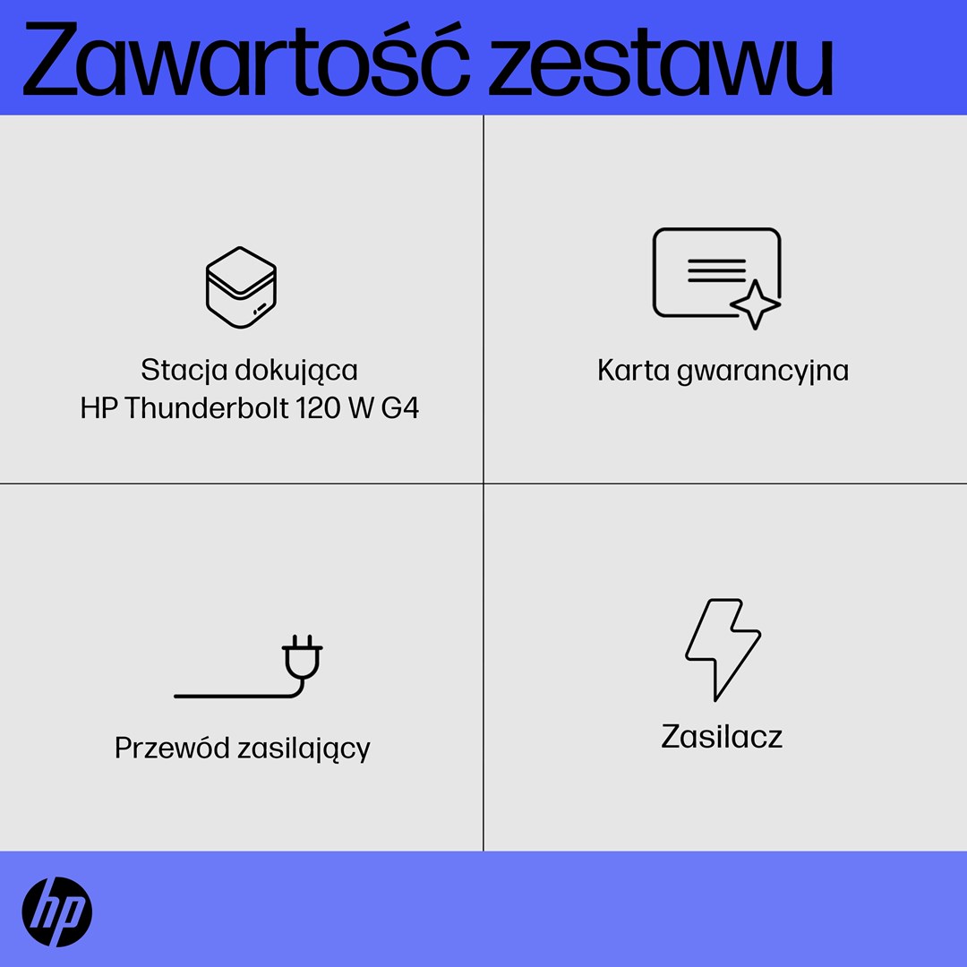Докинг станица HP TB 120W G4, Thunderbolt 4, 4K, црна
