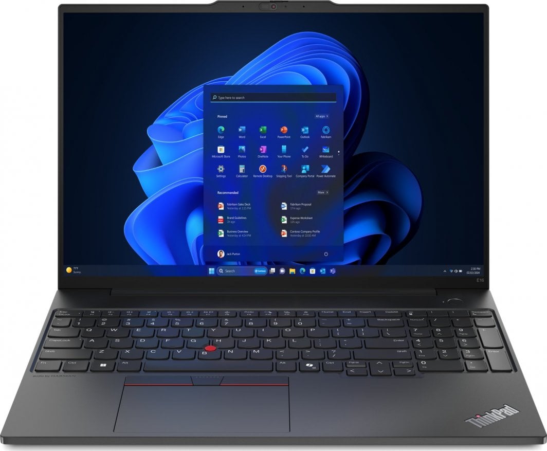 Laptop Lenovo ThinkPad E16 Gen 2, 16", Intel Core U7, 16GB RAM, 512GB SSD
