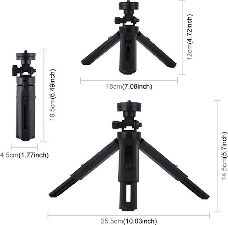 Dritë unazore LED pa markë, 12cm, tripod deri 14.5cm, USB