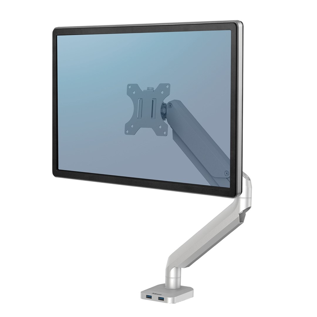 Krah monitori Fellowes Platinum Series, 40", VESA, i argjendtë