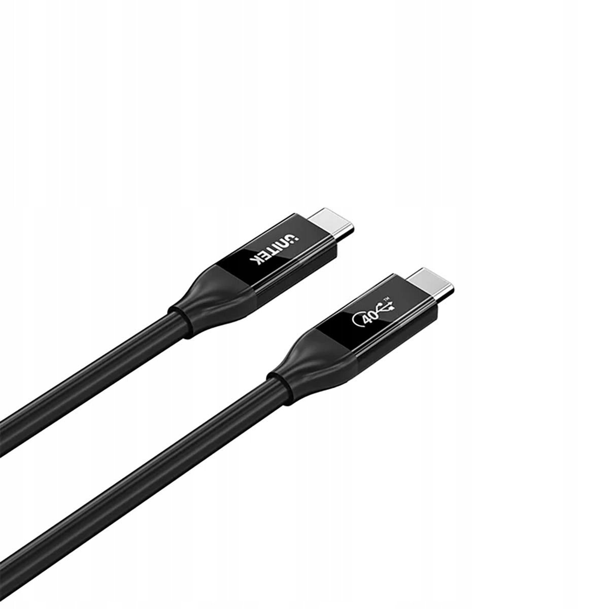 Кабел USB C Unitek USB 4.0, 2m, 100W PD, 40 Gbps, црн