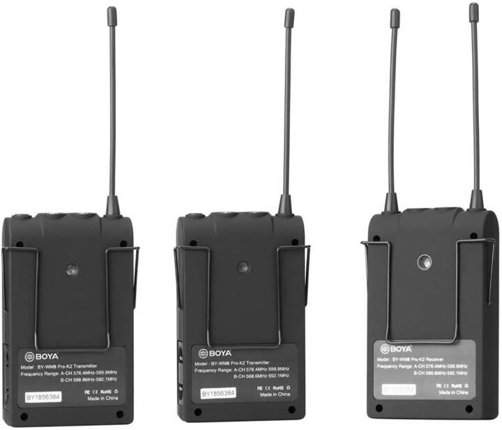 Mikrofon BOYA BY-WM8 PRO-K2, i zi