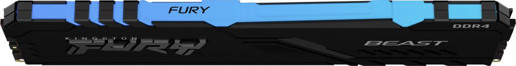 Memorie Kingston Fury Beast RGB, DDR4, 64 GB, 3000 MHz, CL16, KF430C16BBAK2/64
