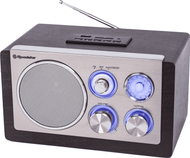 Radio shtëpie Roadstar HRA-1345NUSWD, FM, USB dhe SD, retro, kafe