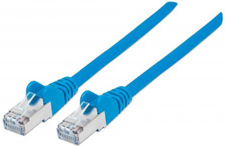 Kabllo e rrjetit Intellinet Network Solutions S / FTP, CAT7, 2 m, e kaltër