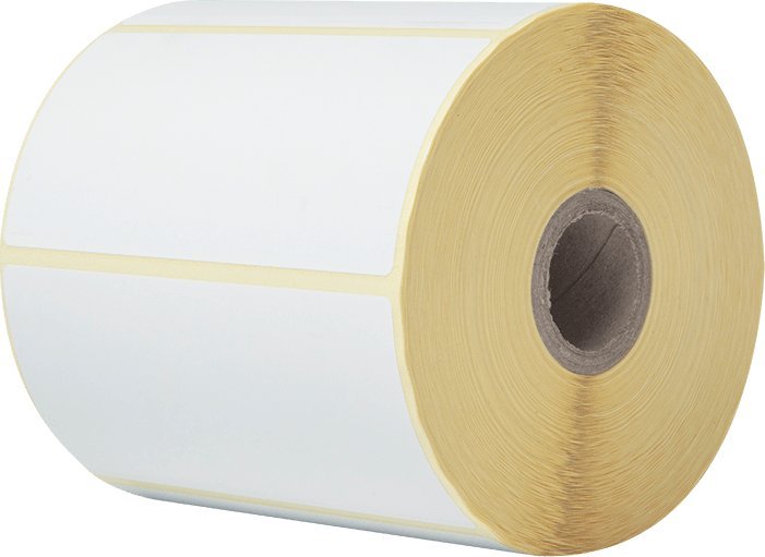 Etiketa vetëngjitëse Brother BDE-1J050102-102, 102 x 50 mm, direct thermal, të bardha