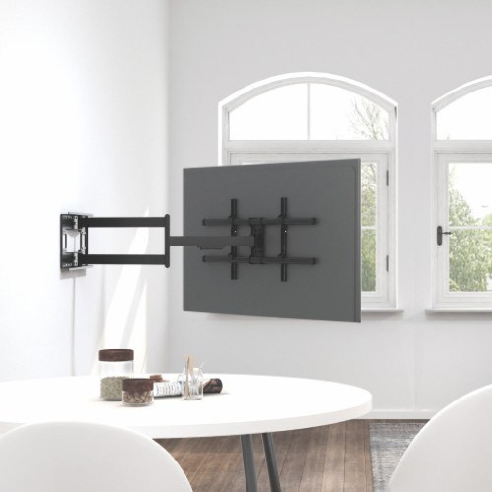 Mbajtëse muri për TV Techly, 43-80", e zezë