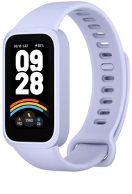 Паметна нараквица Xiaomi Smart Band 9 Active, AMOLED екран, отпорна на вода 5ATM, виолетова