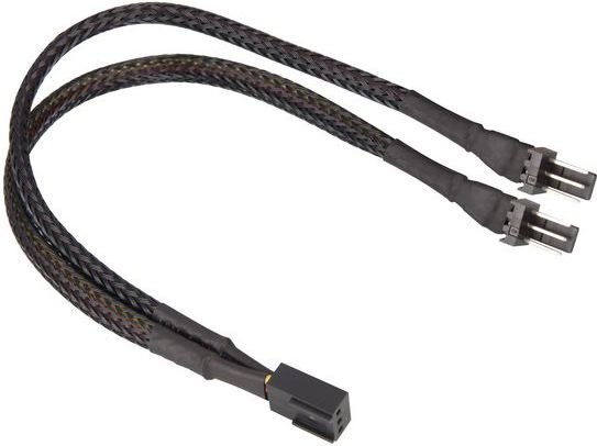 Kabllo Sharkoon për ventilator, 20 cm, e zezë