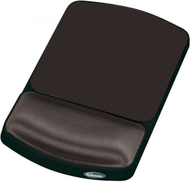 Mousepad Fellowes Premium Gel, потпирач за зглоб, прилагодлив агол, црн