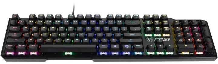 Tastierë MSI Vigor GK41 LRKailh Red RGB LED, US