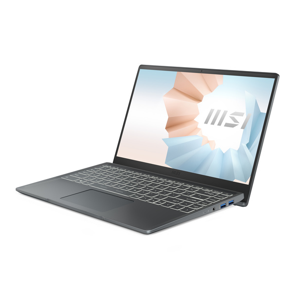 Laptop MSI Modern 14 B11MOU-1005PL, 14", Intel Core i5, 8GB RAM, 512GB SSD, Intel Iris Xe Graphics, gri