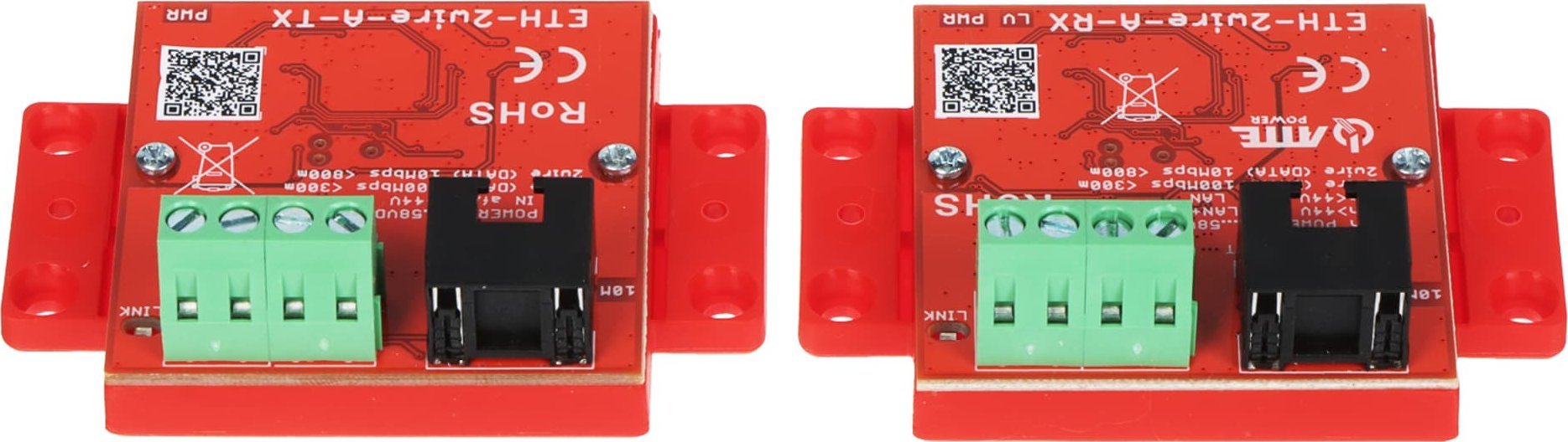 Set konvertuesish UTP 2-WIRE Zamel ETH-2WIRE-a-SET, LAN dhe PoE, set i plotë