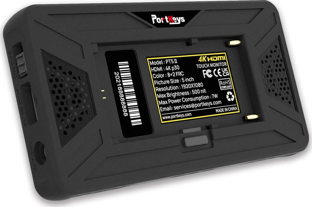 Монитор Portkeys PT5 II, 5\", 4K HDMI, на допир