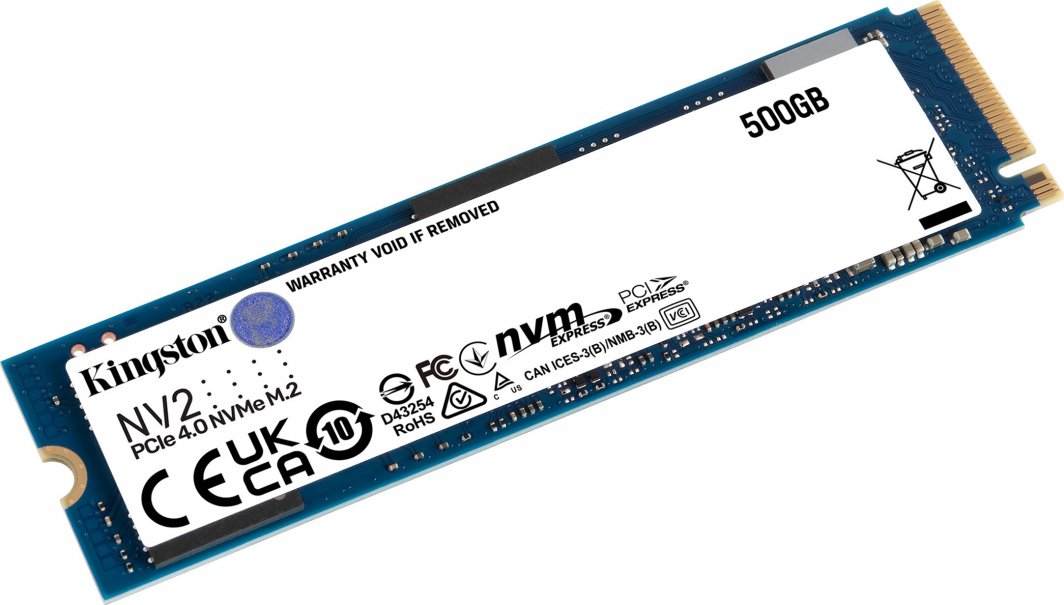 Disk SSD Kingston NV2 500GB, M.2 2280 PCI-E x4 Gen4 NVMe (SNV2S/500G)