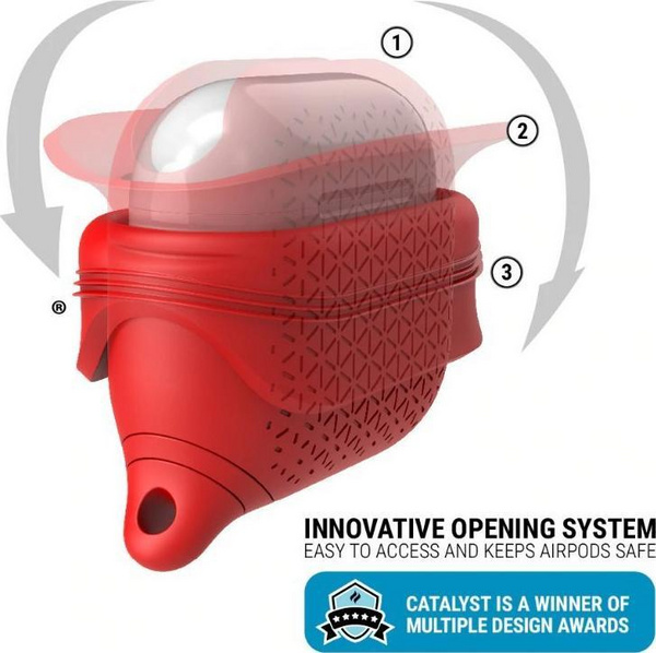 Mbrojtëse Catalyst për Apple AirPods 3, e kuqe