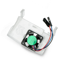 Ventilator për kasë Raspberry Pi, për Raspberry Pi 4, i vogël, i zi