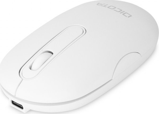 Mouse wireless DICOTA D32045, RF dhe Bluetooth, 1600 DPI, gri