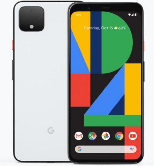 Celular GOOGLE Pixel 4 XL,6.3 ", Qualcomm Snapdragon 855,  6GB/128GB, i bardhë