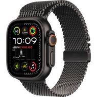 Apple Watch Ultra2 Cellular, 49mm, Black Titanium Case with Black Titanium Milanese Loop, M Apple Watch Ultra2 Cellular, 49mm, Black Titanium Case with Black Titanium Milanese Loop, M