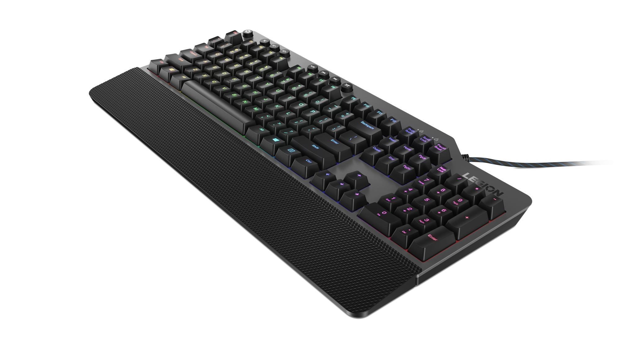 Tastierë Lenovo Legion K500 RGB Mechanical, me kabllo, e zezë