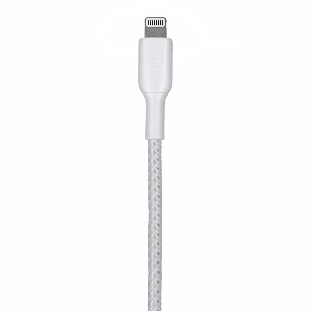 Kabllo Belkin BoostCharge Lightning në USB-A, 2m, i bardhë