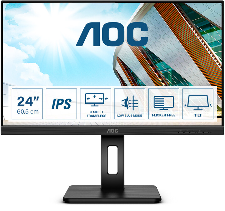 Monitor AOC 24P2Q - 23,8'' LED , Full HD, i zi