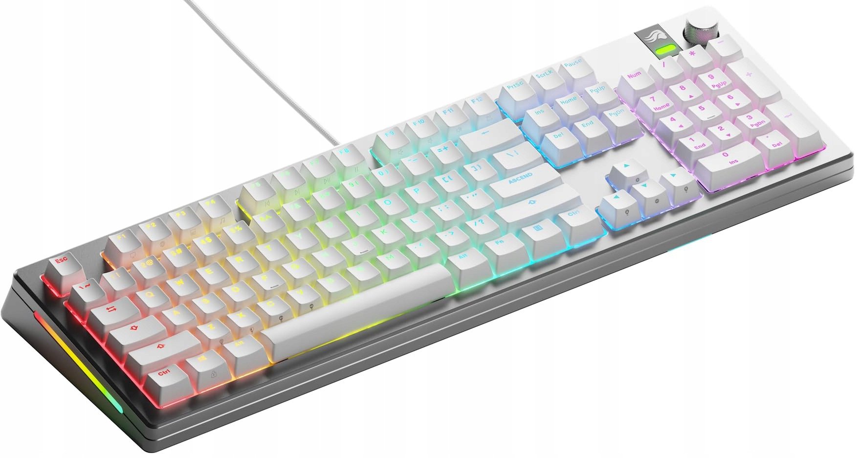 Tastierë gaming Glorious GMMK 3 Pro, 100%, English US, argjendtë