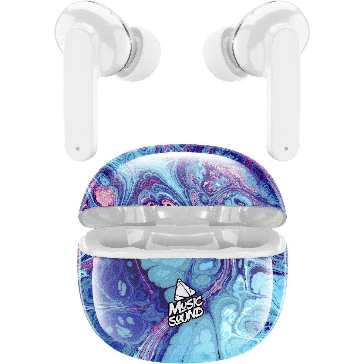 Dëgjuese Buds Cellularline Music Sound Fantasy BTMSTWSINEAR4, wireless, Mic, të bardha Dëgjuese Buds Cellularline Music Sound Fantasy BTMSTWSINEAR4, wireless, Mic, të bardha