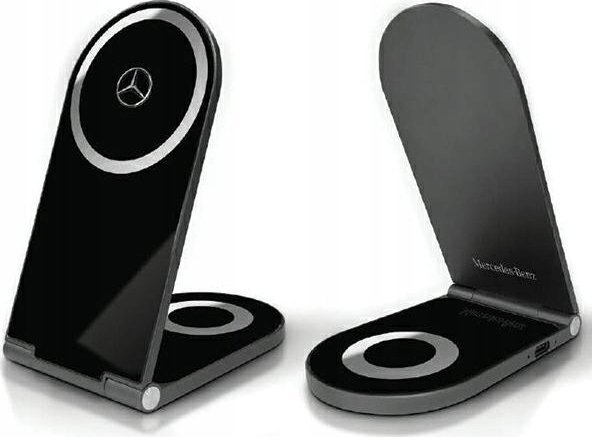 Karikues pa tel Mercedes Silver Stars MagSafe Foldable 2in1, 15W, i zi