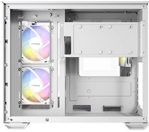 Куќиште за гејминг Antec CX600M Trio, мини куќиште, ARGB, бело