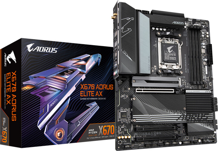 [OUTLET] Pllakë amë GIGABYTE X670 AORUS ELITE AX - AMD X670