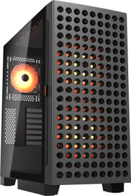 Kути компјутери Cougar Airface Eco RGB, Middle Tower, ATX, закалено стакло, црна