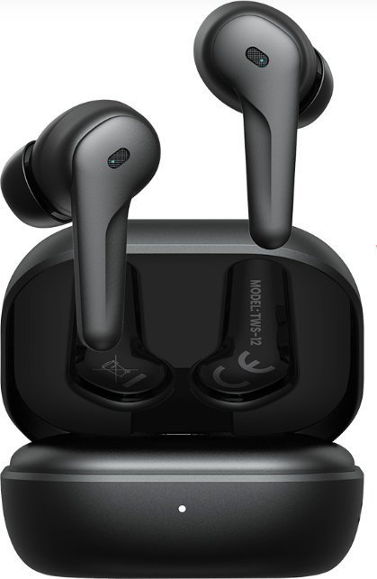Безжични слушалки Савио TWS-12, Bluetooth 5.3, ANC, црни