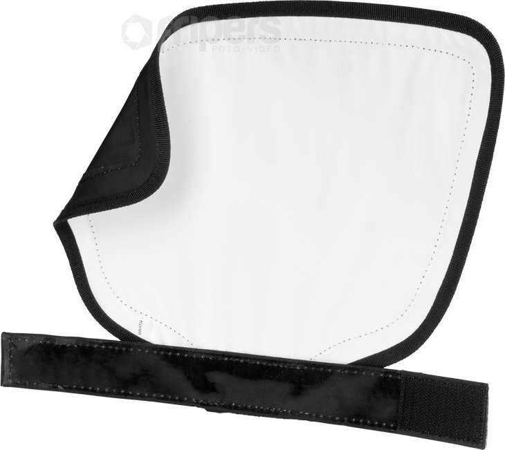 Дифузер за блиц aurora Portaflex Quick Bounce QBF-B, 20 x 27 cm, бел