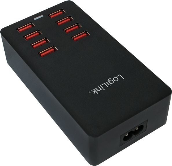 Karikues USB LogiLink PA0140, 8x USB A, 44W
