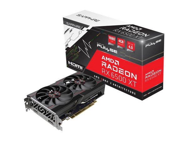 Kartelë grafike SAPPHIRE PULSE AMD Radeon RX 6500 XT 4GB GDDR6 PCI Express 4.0 ATX (11314-01-20G)