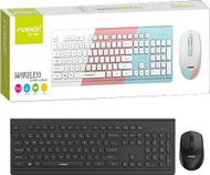 Set tastiere dhe miu wireless FOREV FV W306, 2.4G, 1600 DPI, i zi