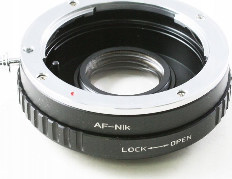 Adapter lente Pixco, për kamera Nikon AF Ai AiS, për lente Sony Minolta A, metalik