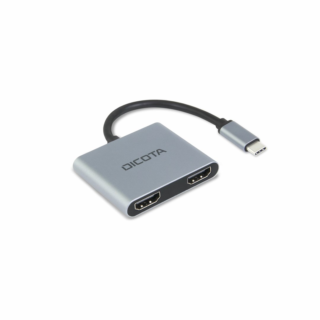 Stacion docking USB-C Dicota, 4-në-1, 4K HDMI, 100W PD, i hirtë