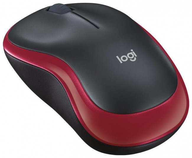 Maus Logitech M185, i kuq
