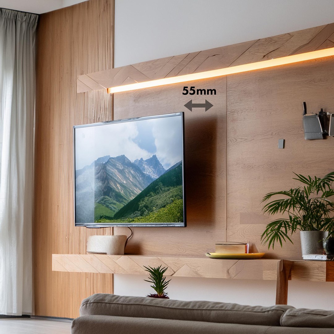 Mbajtëse muri për TV Maclean MC-414, VESA 200x200, 23-43", 30kg