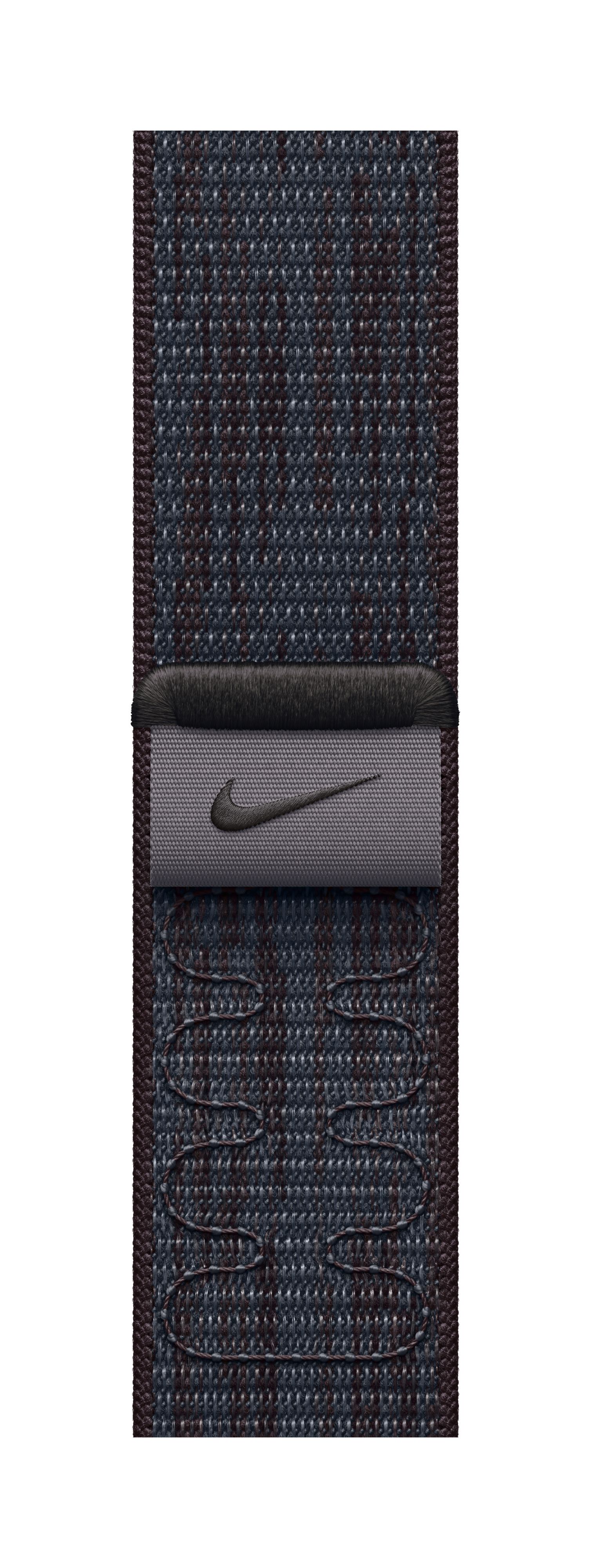 Apple Watch 46mm Nike Sport Loop, Black/Blue Nike Sport Loop