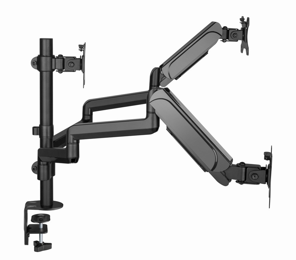 Mbajtëse tavoline për tre monitorë Gembird MA-DA3-01, 17-27", 7kg, e zezë