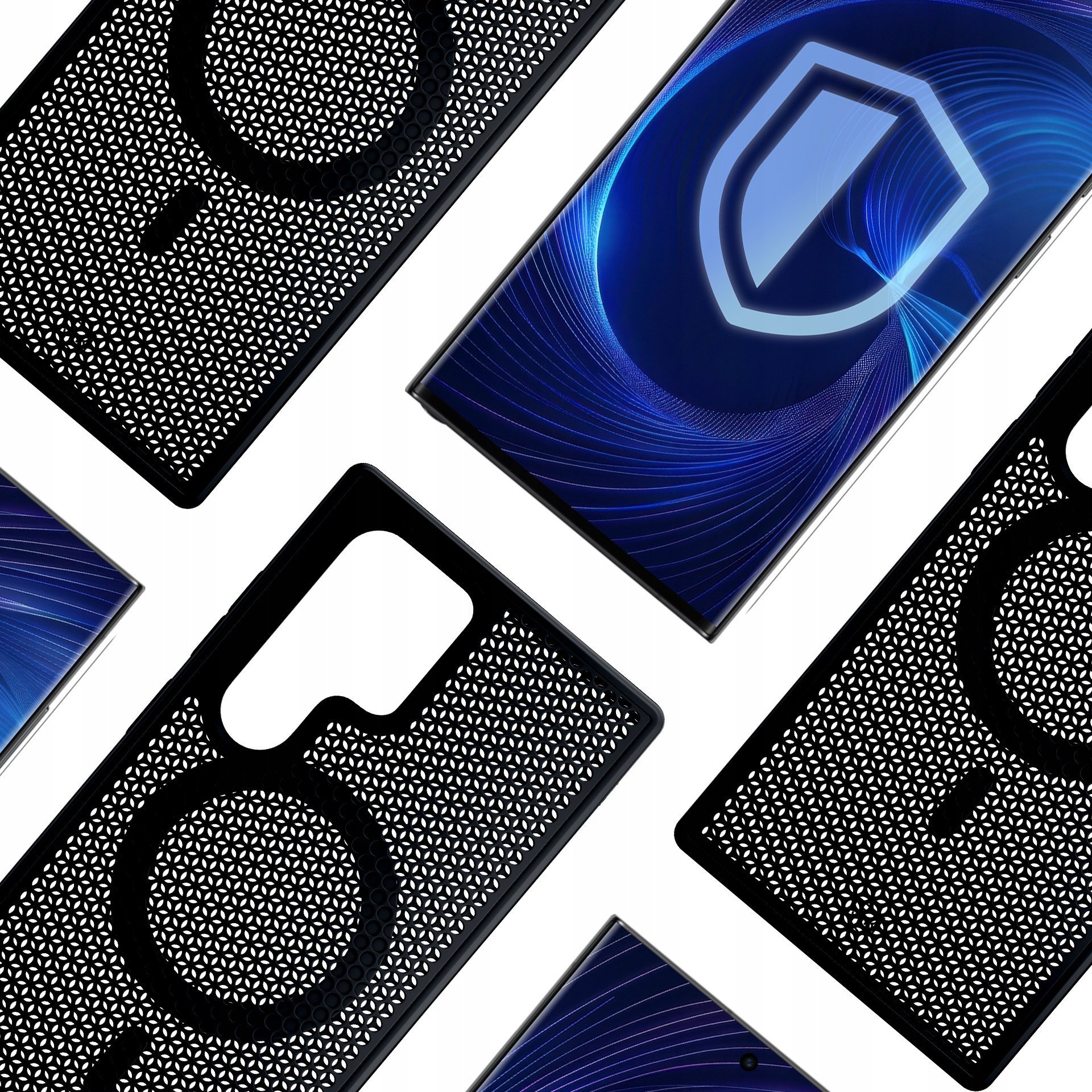 Футрола 3mk COOLing MagCase за Samsung Galaxy S22 Ultra 5G, компатибилна со MagSafe, транспарентна