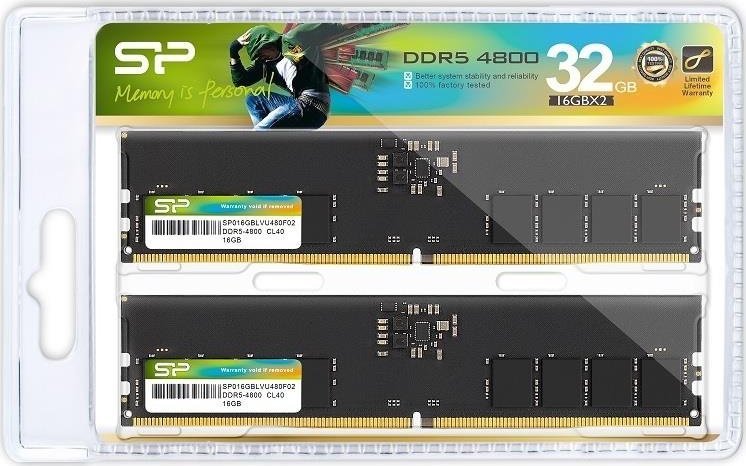 Memorie RAM Silicon Power DDR5 32GB Kit, 4800MHz, DIMM 288-pin, on-die ECC