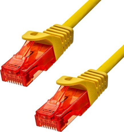 Kabllo rrjeti ProXtend CAT6 U/UTP, 7m, LSZH, e verdhë