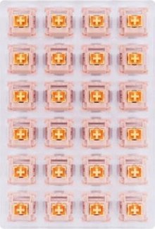 Swiçe mekanikë Redragon A113 QL Bullet, set 24 copë, 3 pin, transparent