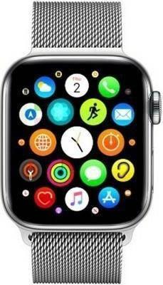 Rrip metalik Mercury për Apple Watch 4 5 6 7 SE, 42 44 45mm, argjend