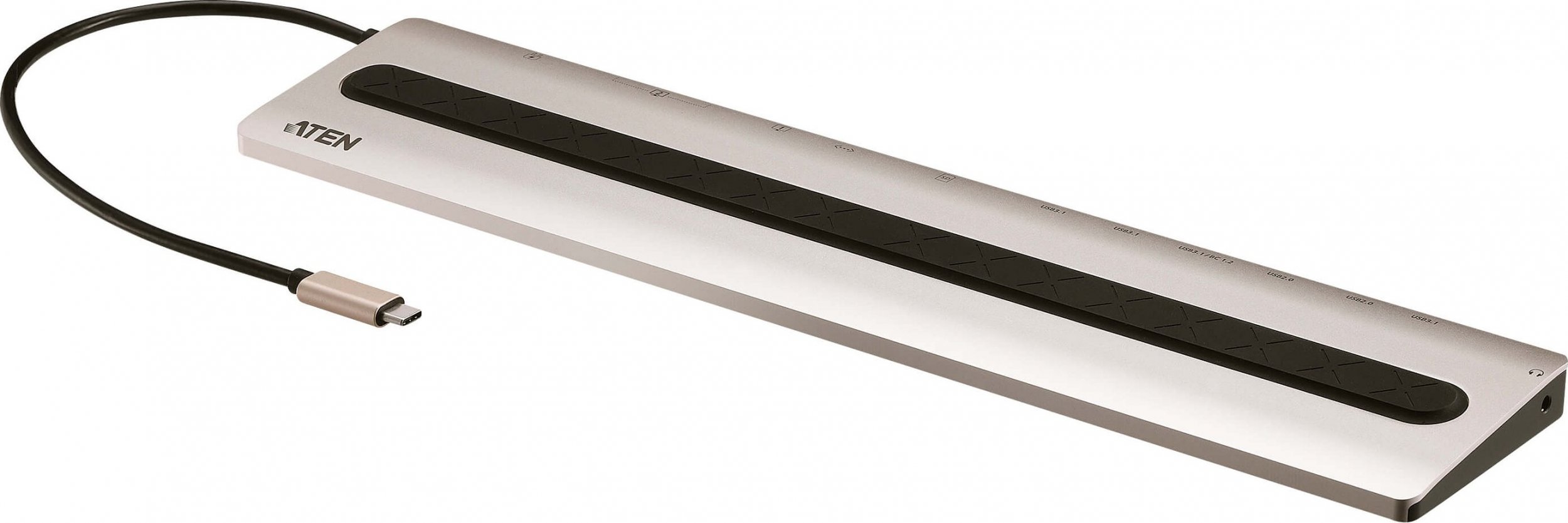 Dock USB C ATEN Multiport, 13 porta, 4K, PD 85W, i artë e zi